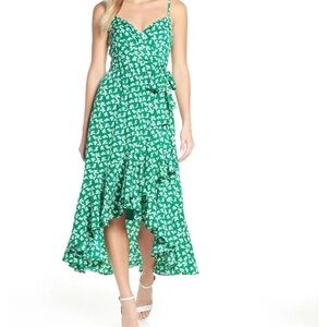 Eliza J Green Floral Women's Dress